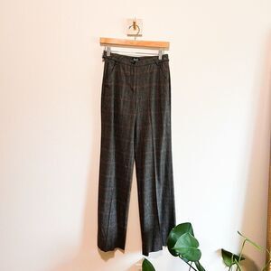 Dolce & Gabbana Vintage Wool Plaid Trouser Pants Size 24/38